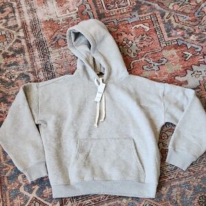NWT J Crew Retail Gray Hoodie SZ M
